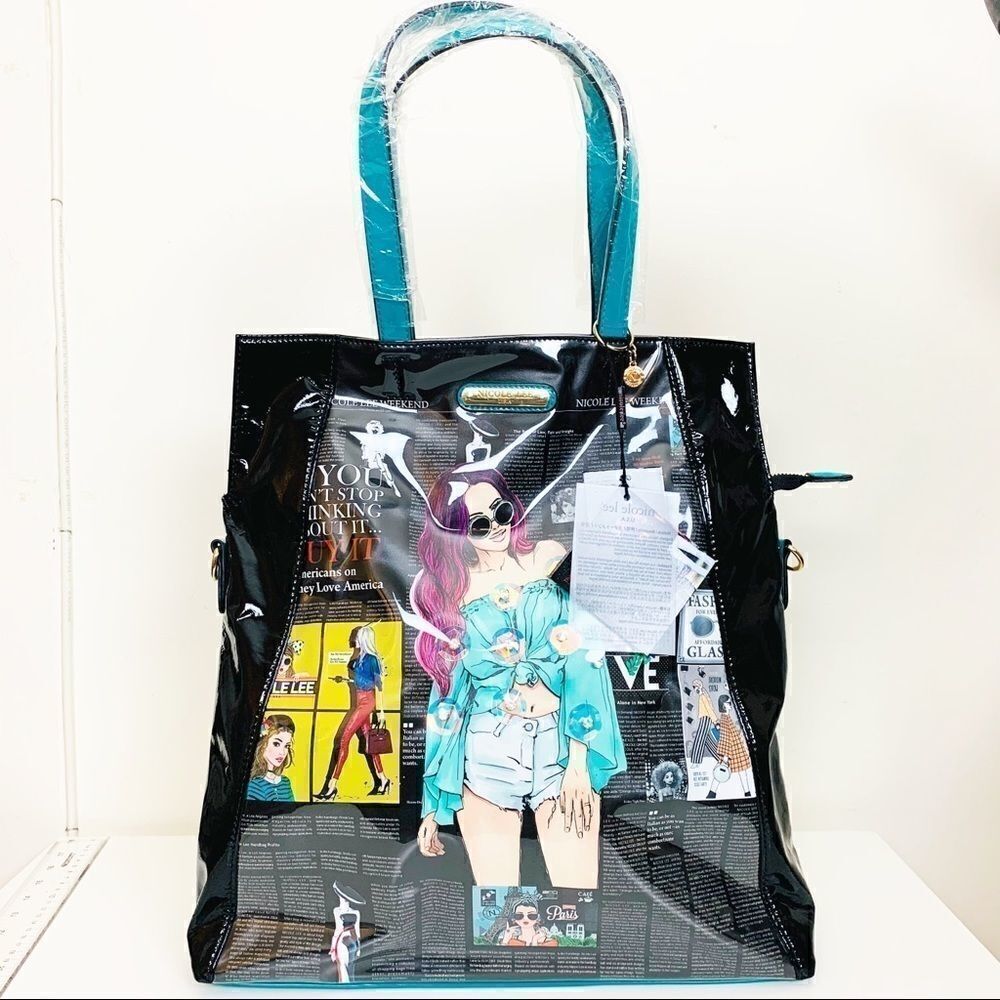 Nicole Lee URBAN CHIC FOLD-OVER HANDBAG